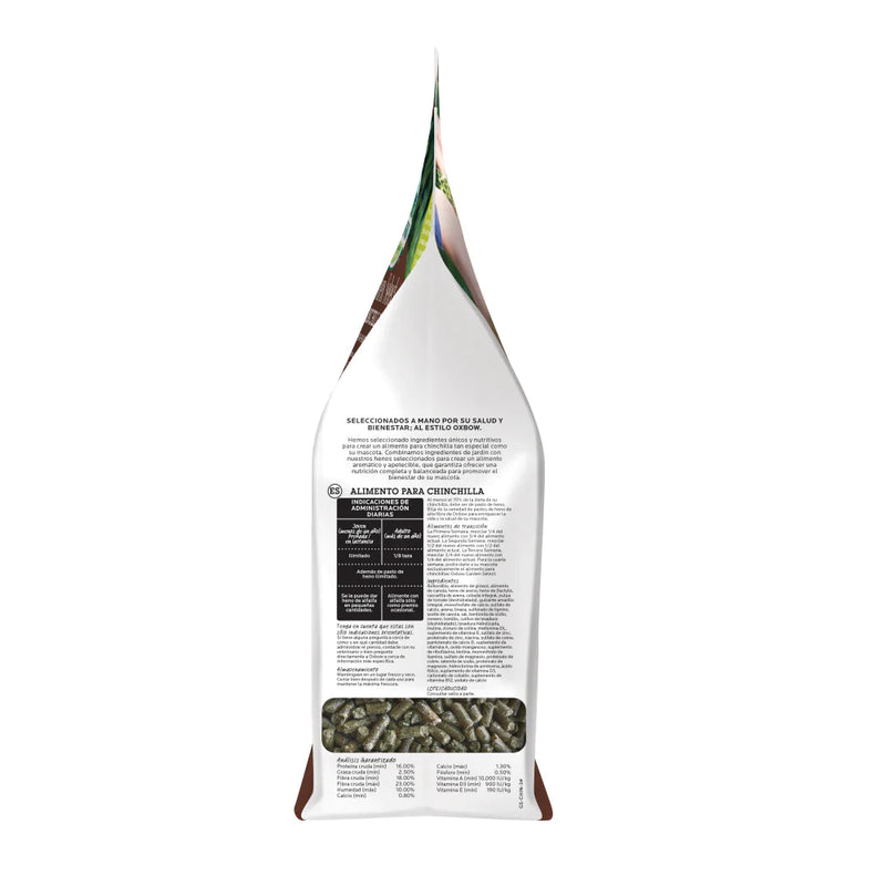 Oxbow Animal Health Garden Select Chinchilla Food Garden Inspired Recipe for Chinchillas Of All Ages