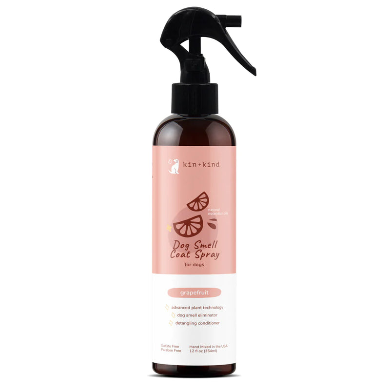 kin+kind Grapefruit Natural Coat Spray for Dog Smells