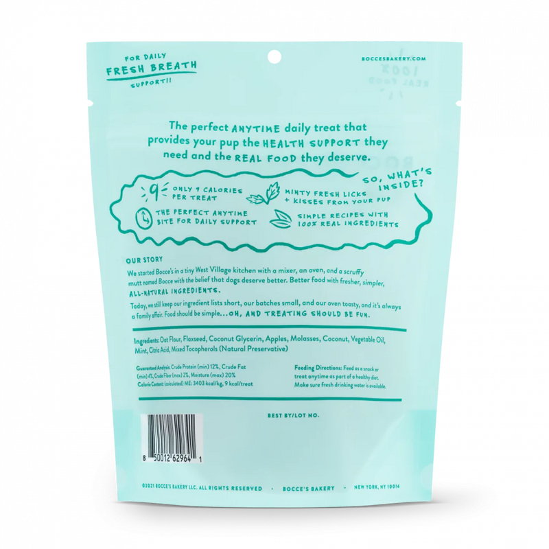 Bocce's Bakery Brushy Bites Soft & Chewy Dog Treats