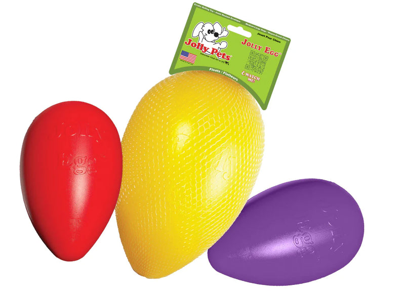 Jolly Pets Jolly Egg Yellow Dog Toy