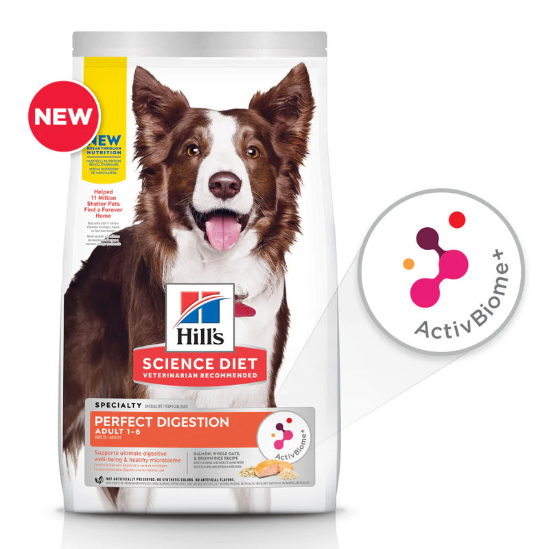 Hill's Science Diet Adult Perfect Digestion Salmon Dry Dog Food