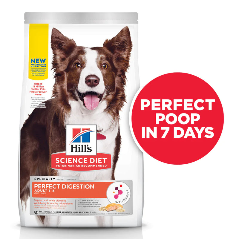 Hill's Science Diet Adult Perfect Digestion Salmon Dry Dog Food