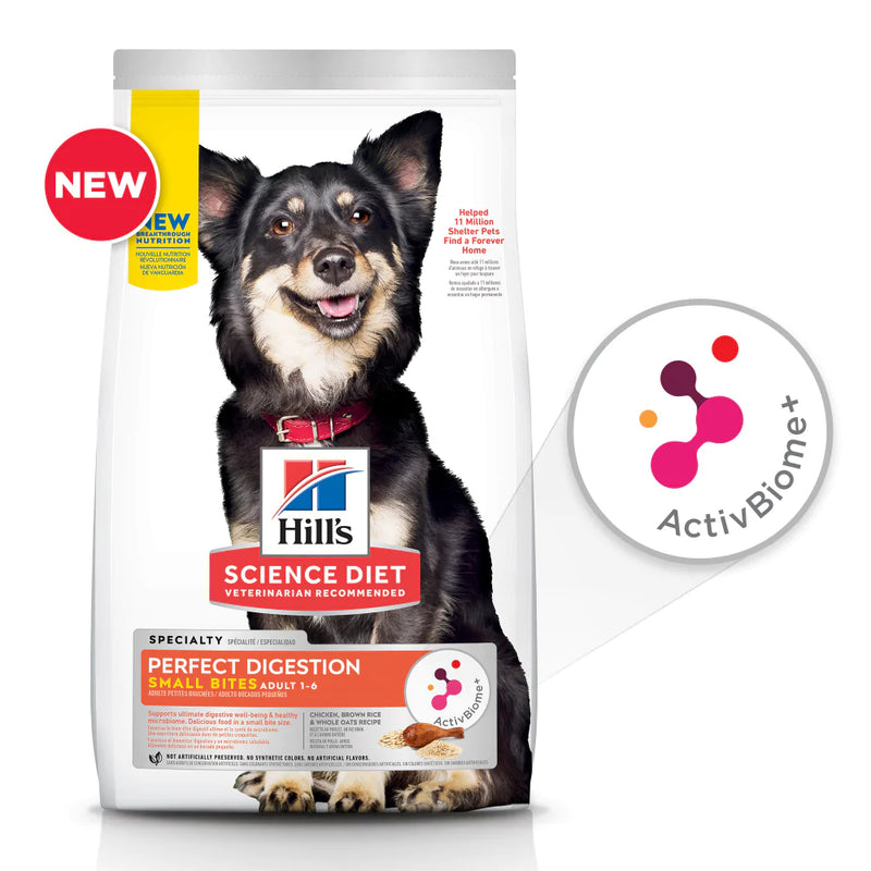Hill's Science Diet Adult Perfect Digestion Small Bites Chicken Dry Dog Food