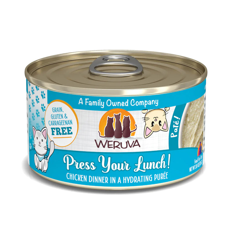 Weruva Classic Cat Pate Press Your Lunch! with Chicken Canned Cat Food