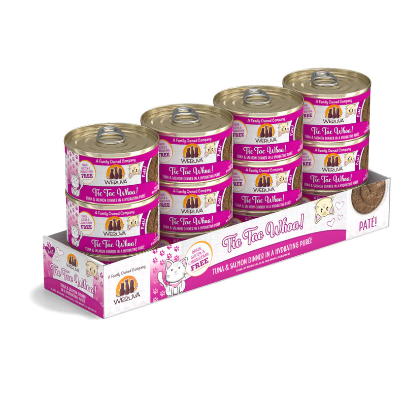 Weruva Classic Cat Pate Tic Tac Whoa! With Tuna & Salmon Canned Cat Food