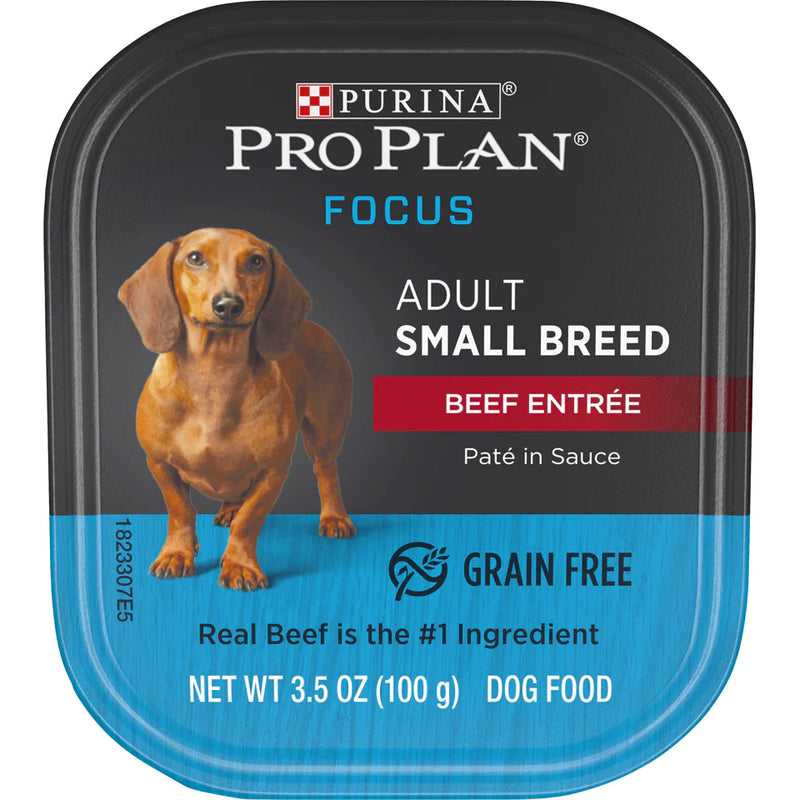 Purina Pro Plan Focus Small Breed Beef Entree Adult Wet Dog Food