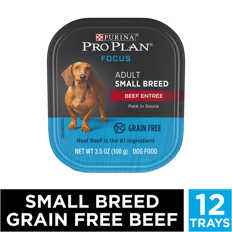 Purina Pro Plan Focus Small Breed Beef Entree Adult Wet Dog Food