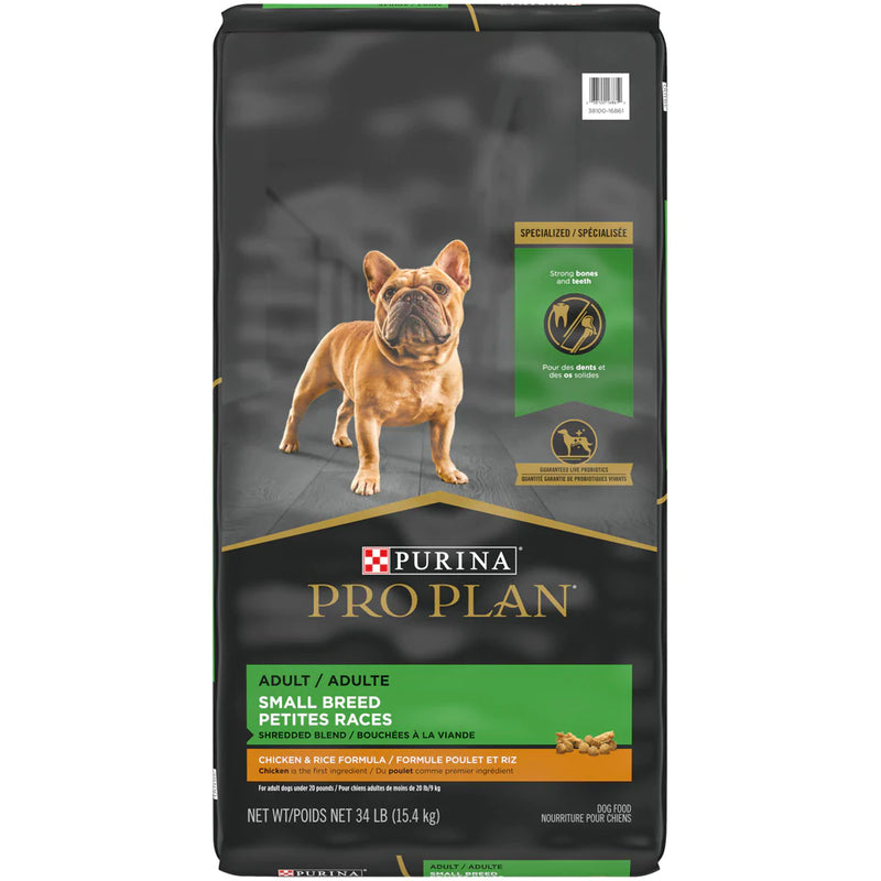 Purina Pro Plan Shredded Blend Chicken & Rice Formula With Probiotics Weight Control Small Breed Dry Dog Food