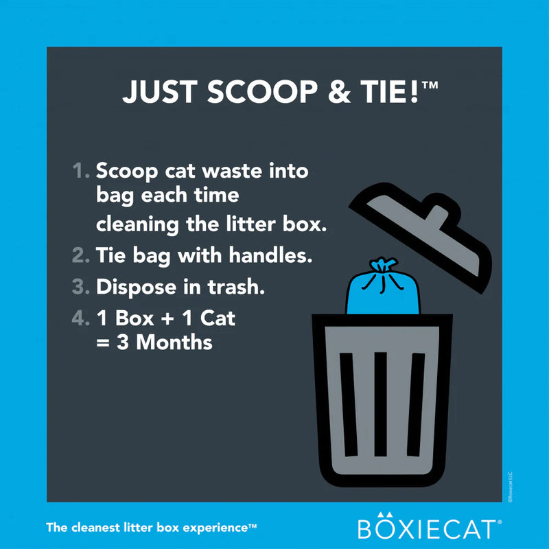 Boxiecat Scoop Tie Litter Bags