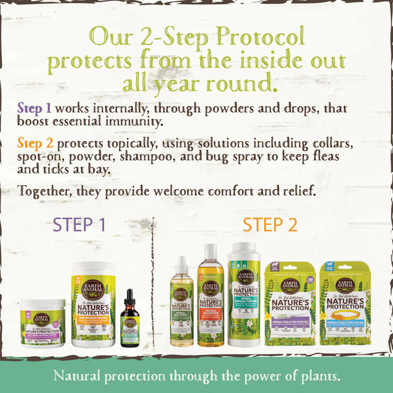 Earth Animal Nature's Protection Flea & Tick Prevention Daily Internal Herbal Drops