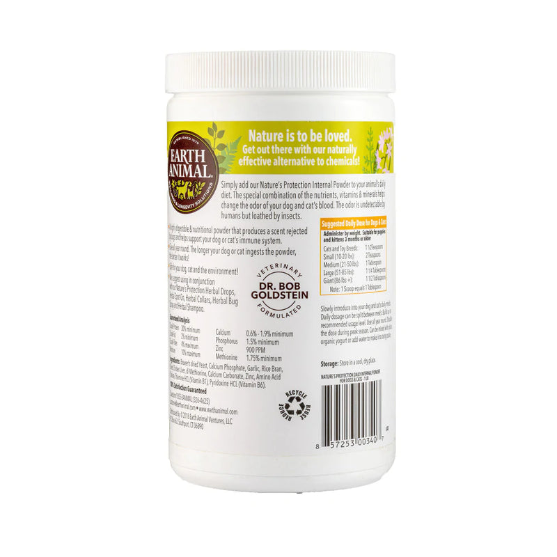 Earth Animal Nature's Protection Flea & Tick Prevention Daily Internal Powder