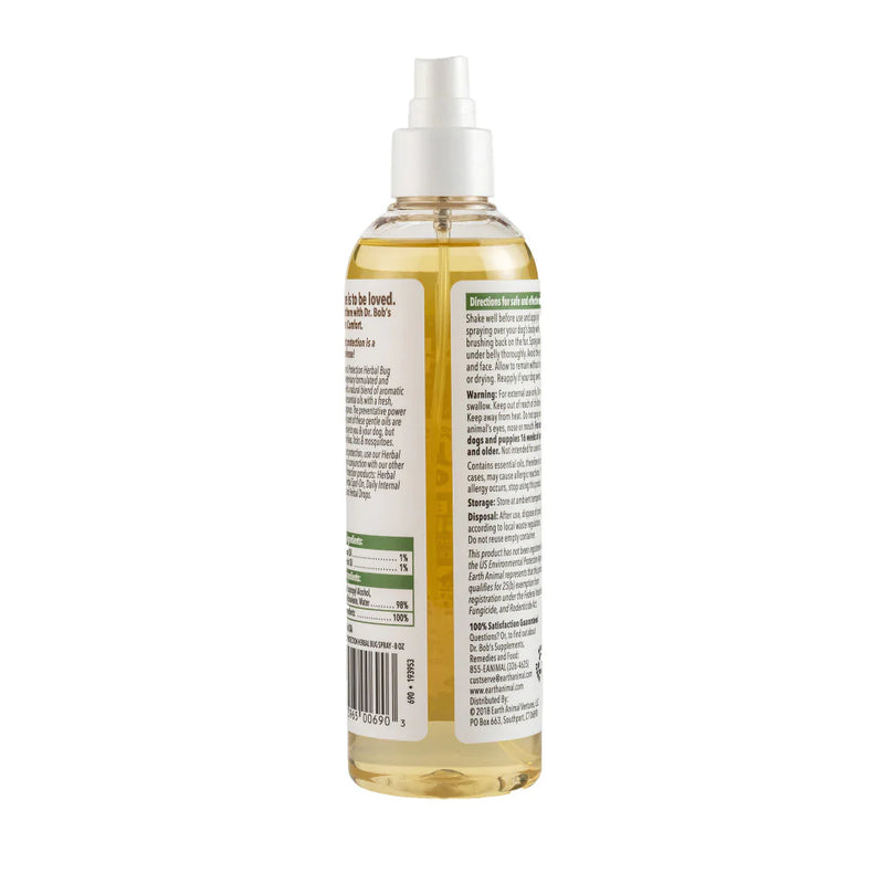 Earth Animal Nature's Protection Flea & Tick Prevention Herbal Bug Spray for Dogs & People