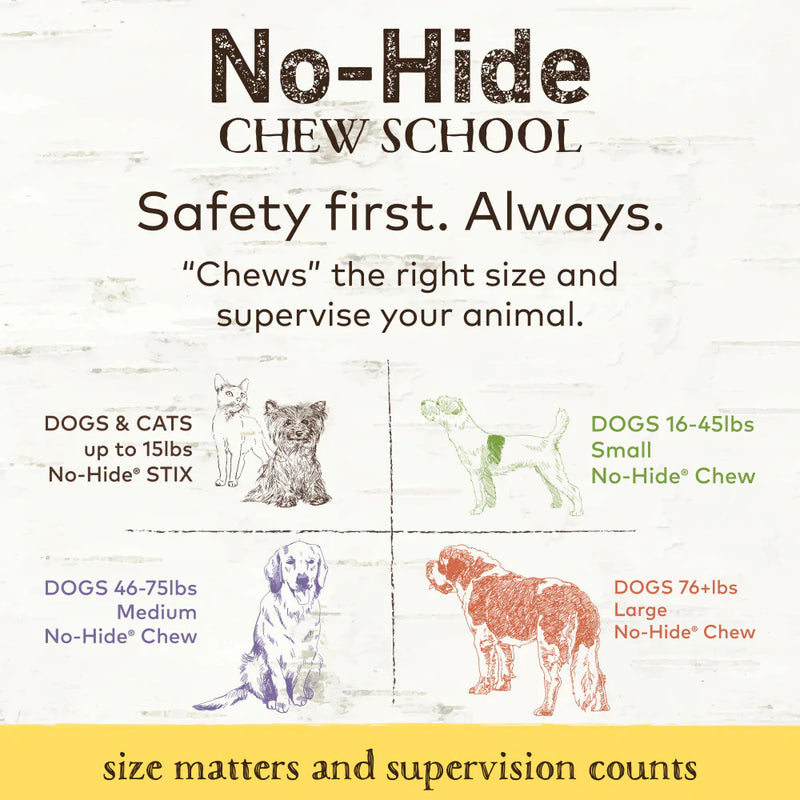 Earth Animal No-Hide Peanut Butter Dog Chews
