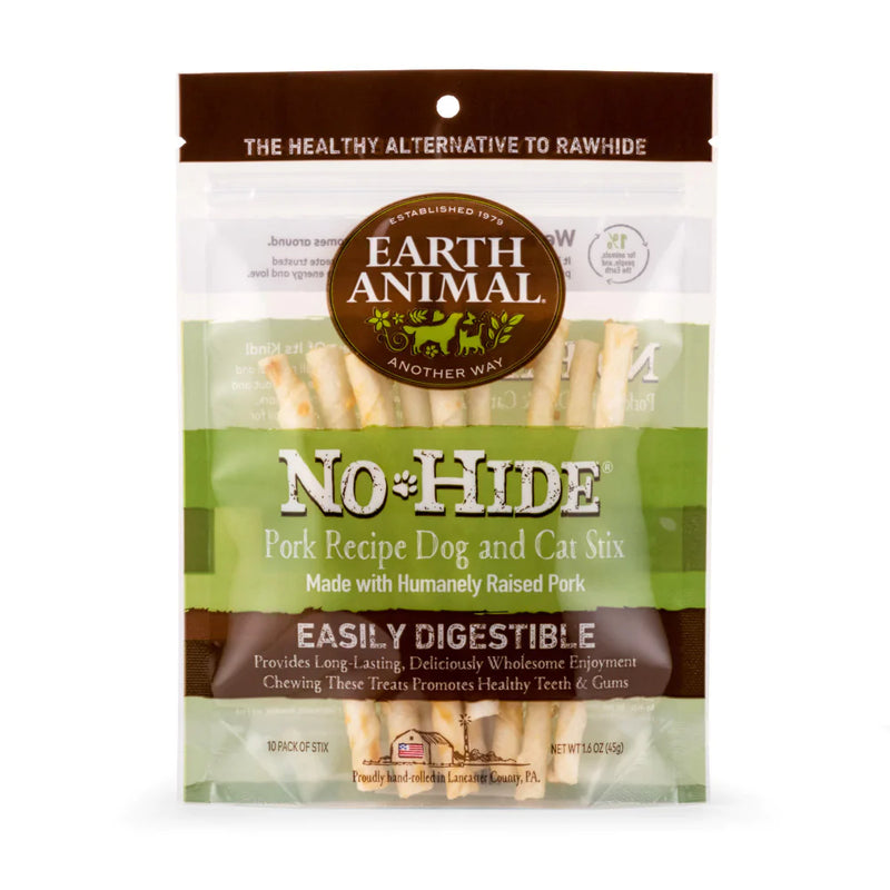 Earth Animal No-Hide Pork Stix Dog & Cat Chews