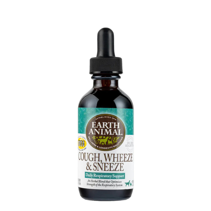 Earth Animal Organic Herbal Remedies Cough, Wheeze, & Sneeze