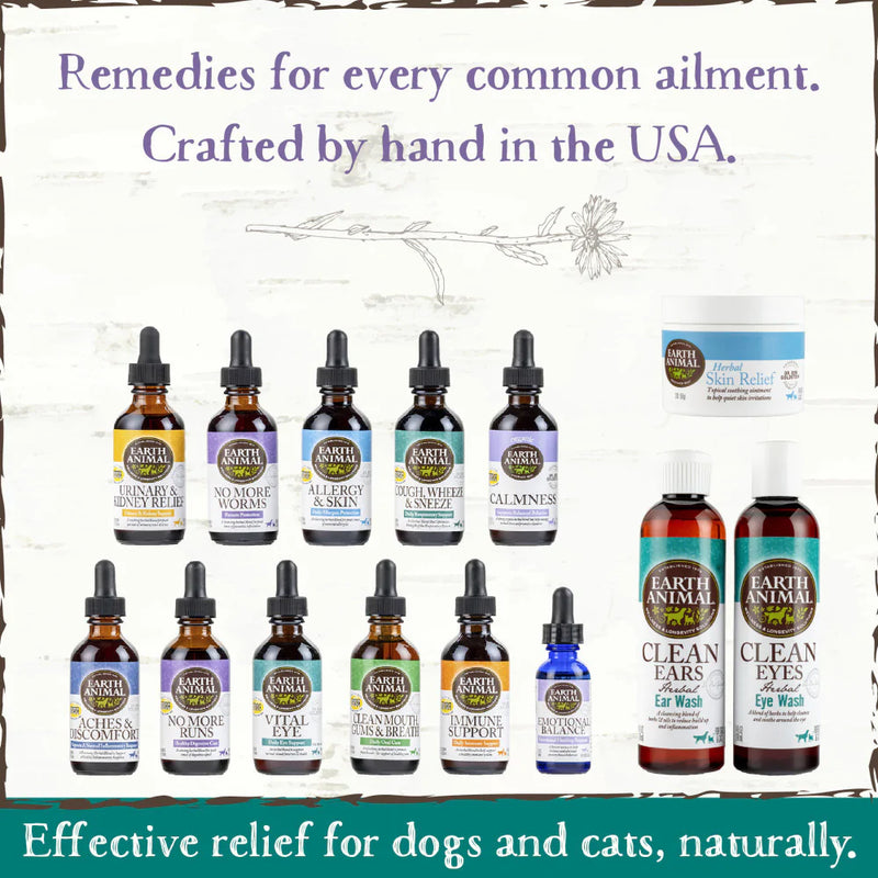 Earth Animal Organic Herbal Remedies Cough, Wheeze, & Sneeze
