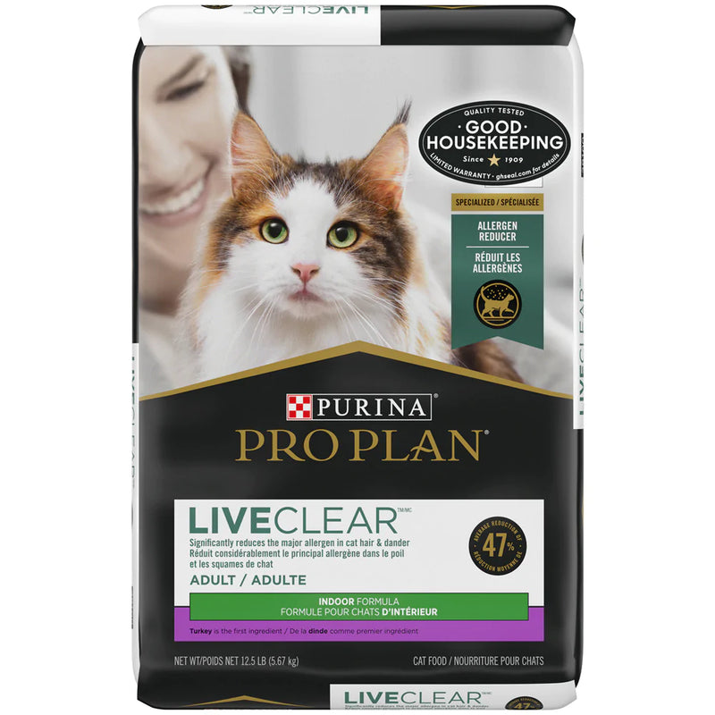 Purina Pro Plan LIVECLEAR High Protein Indoor Adult Indoor Formula Dry Cat Food