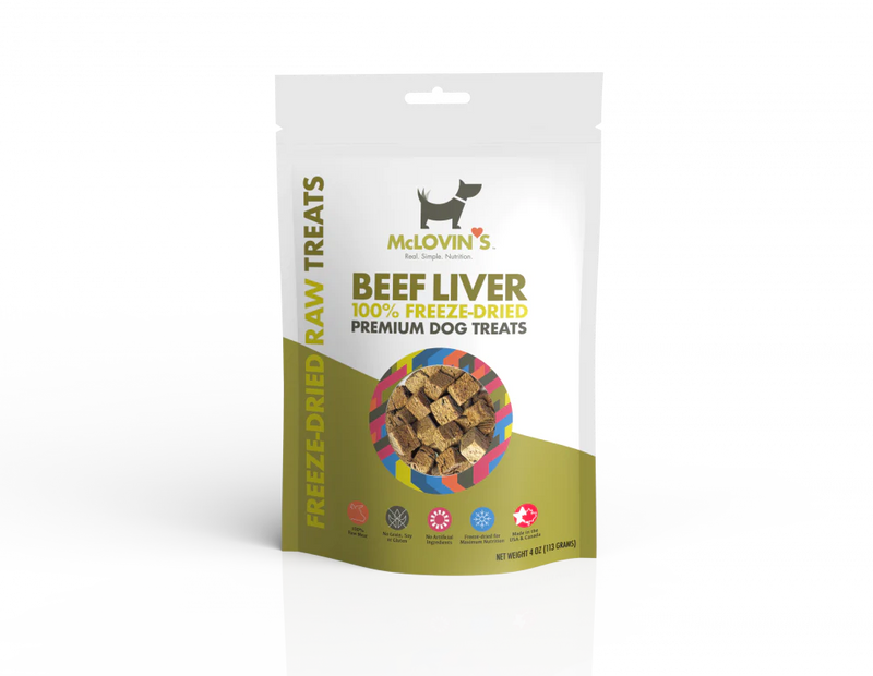 McLovin's 100% Freeze-Dried Beef Liver Premium Dog Treats