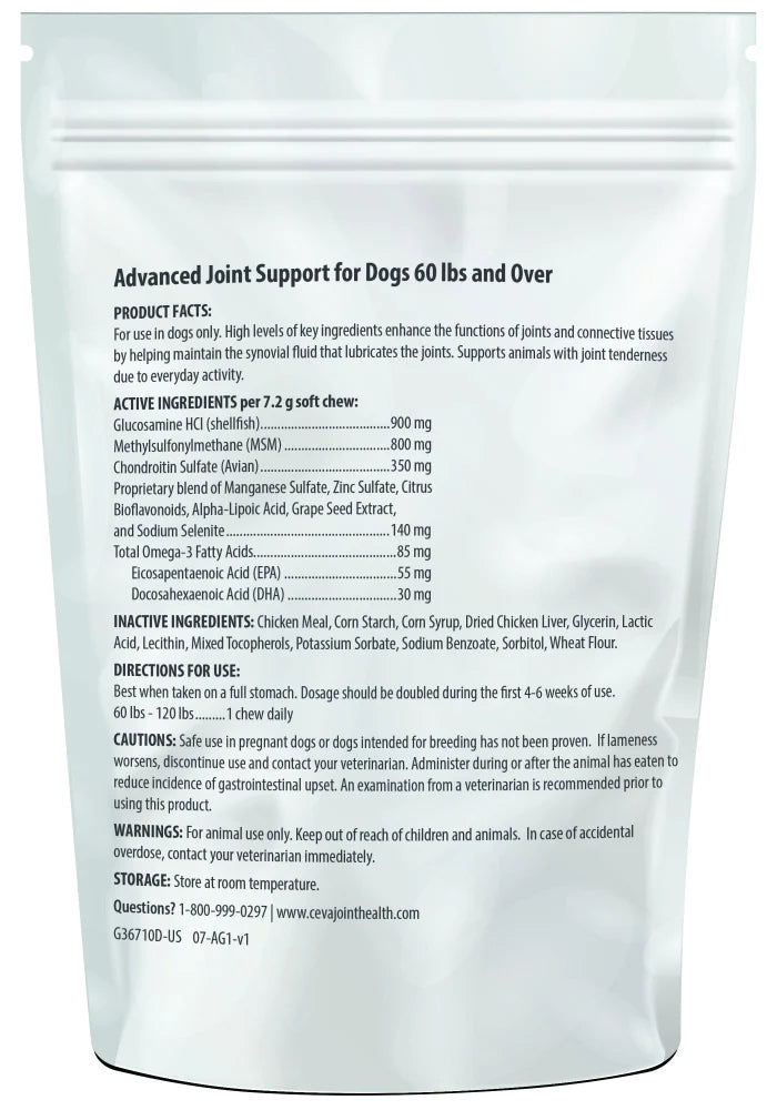 Dr. Tim's Synovial Flex Advanced Joint Mobility Chews for Dogs over 60lbs