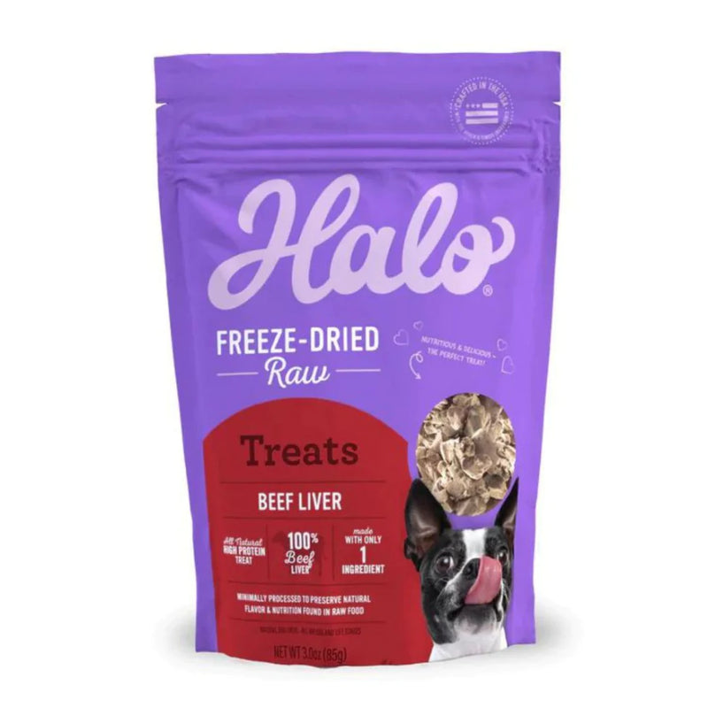 Halo Liv-A-Littles Beef Liver Protein Freeze-Dried Dog & Cat Treats