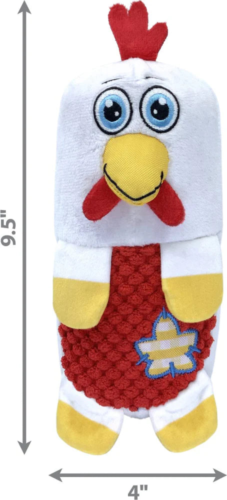 KONG Huggz Farmz Chicken Plush Toy