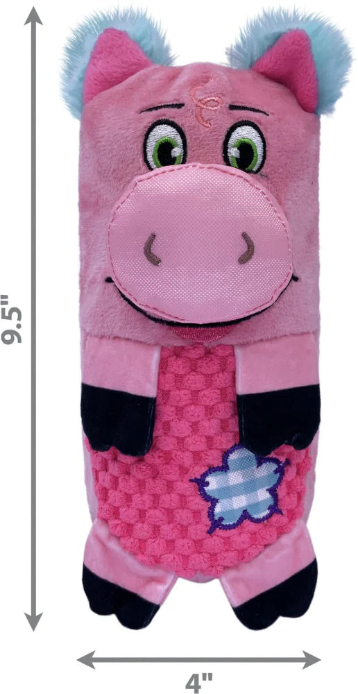 KONG Huggz Farmz Pig Plush Toy