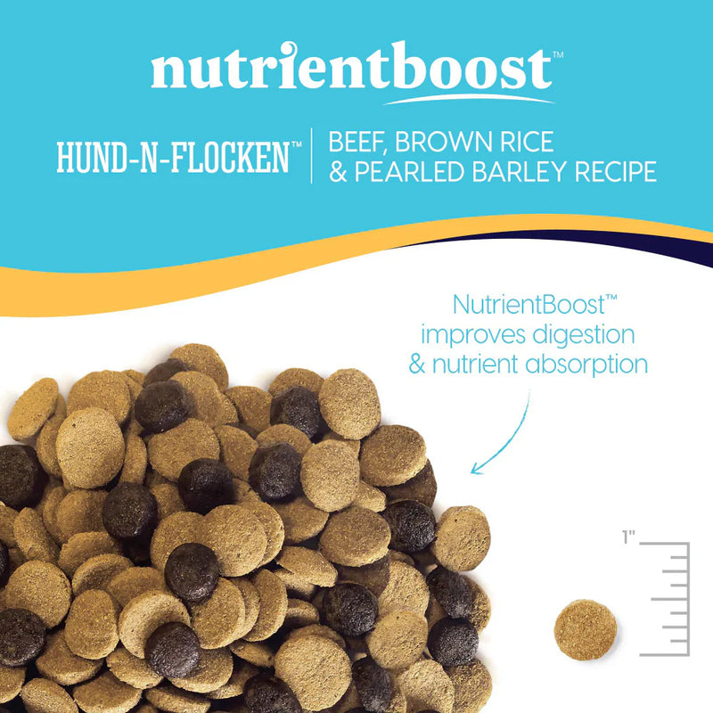 Solid Gold NutrientBoost Hund-N-Flocken with Beef, Brown Rice & Pearled Barley Dry Dog Food