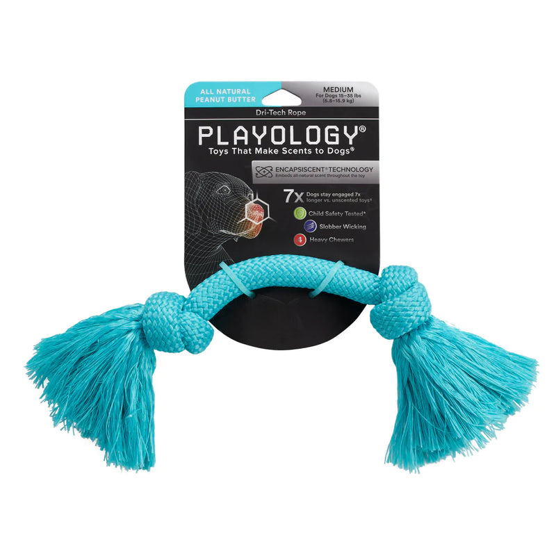Playology Dual Layer Bone Peanut Butter Scented Dog Toy