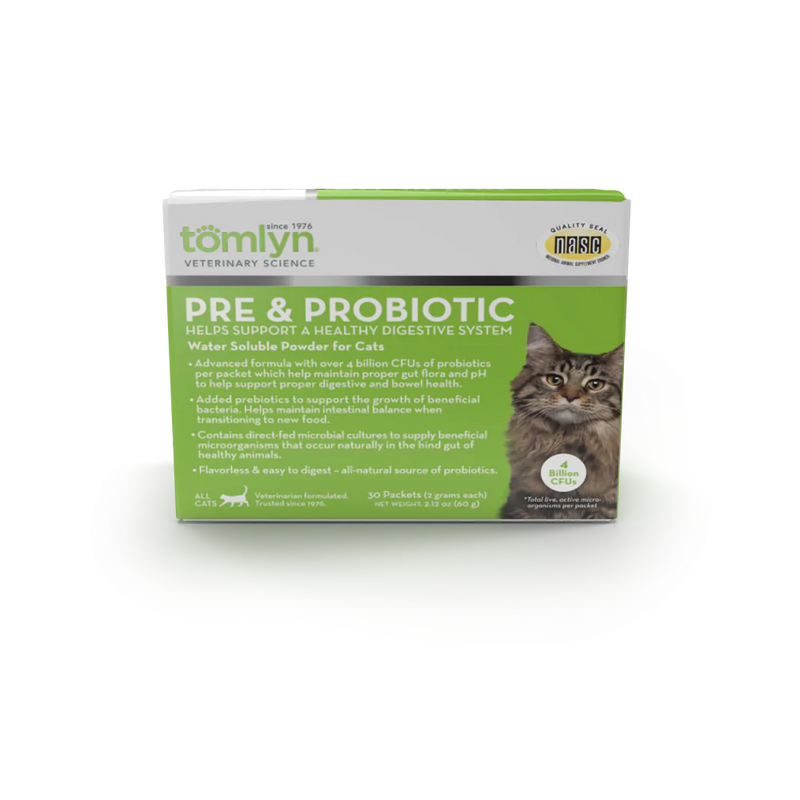 Tomlyn Pre & Probiotic Water Soluble Powder For Cats