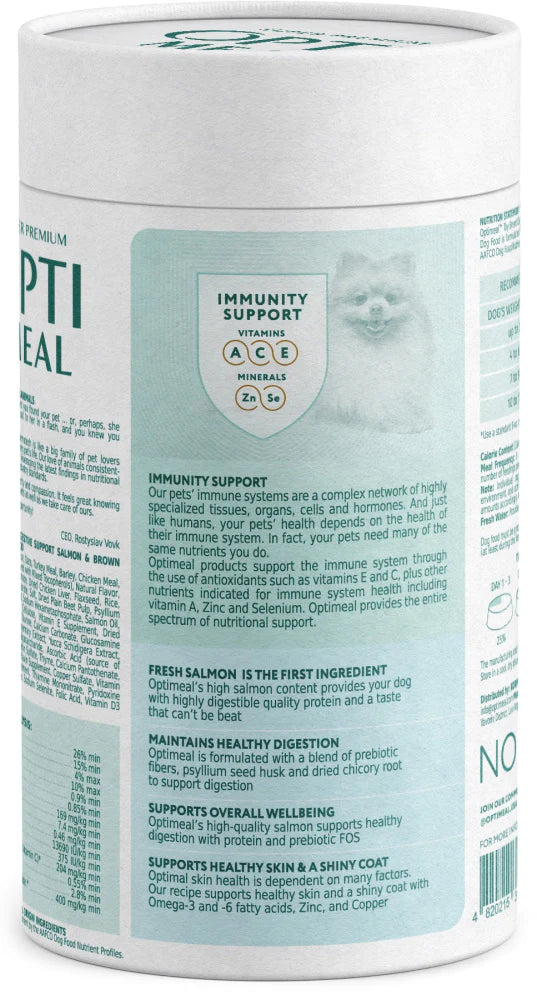 Optimeal Toy Breed Skin & Digestive Support Salmon & Brown Rice Recipe Adult Dog Dry Food