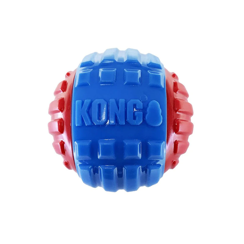 KONG CoreStrength Rattlez Ball Dog Toy