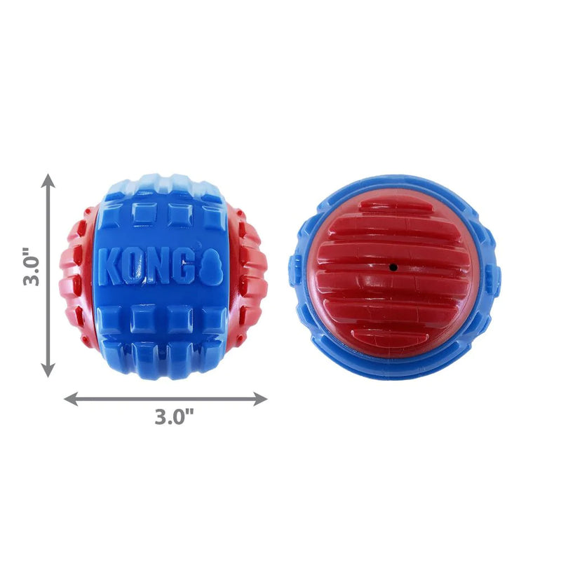 KONG CoreStrength Rattlez Ball Dog Toy