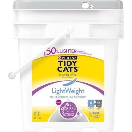 Tidy Cats Light Weight Clean Blossoms With Glade Tough Odor Solutions