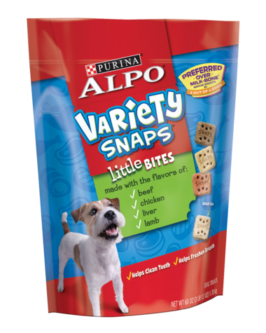 Purina Alpo Treats for Dogs - Variety Snaps - 1 Box (32 oz)