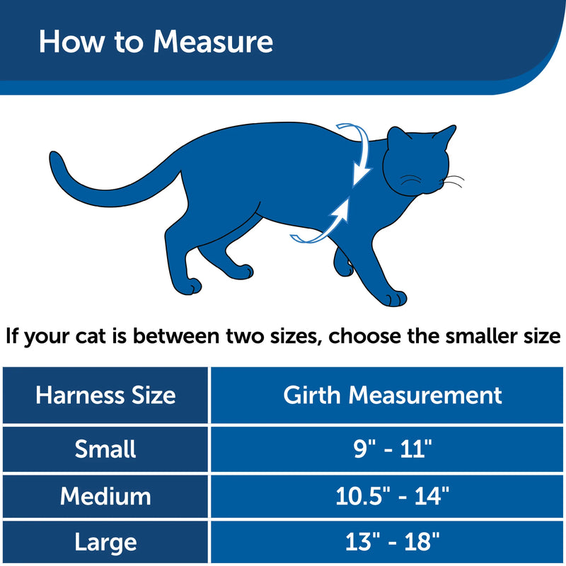 PetSafe Come with Me Kitty Harness and Bungee Leash – Adjustable, Lightweight Harness for Cats, Red