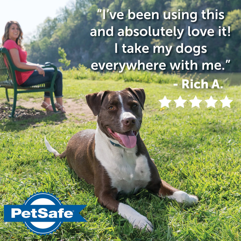 PetSafe Remote Trainer Dog Training Collar - 3 Training Modes: Tone, Vibration, 15 Levels of Static Stimulation, Standard for Dogs over 8lb+ - Waterproof, Durable, Rechargeable - 100 Yards (300 Feet)
