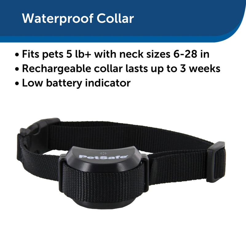 PetSafe Stay + Play Wireless Fence Receiver Collar Only for Dogs and Cats, Waterproof and Rechargeable, Tone and Static Correction - From The Parent Company of INVISIBLE FENCE Brand