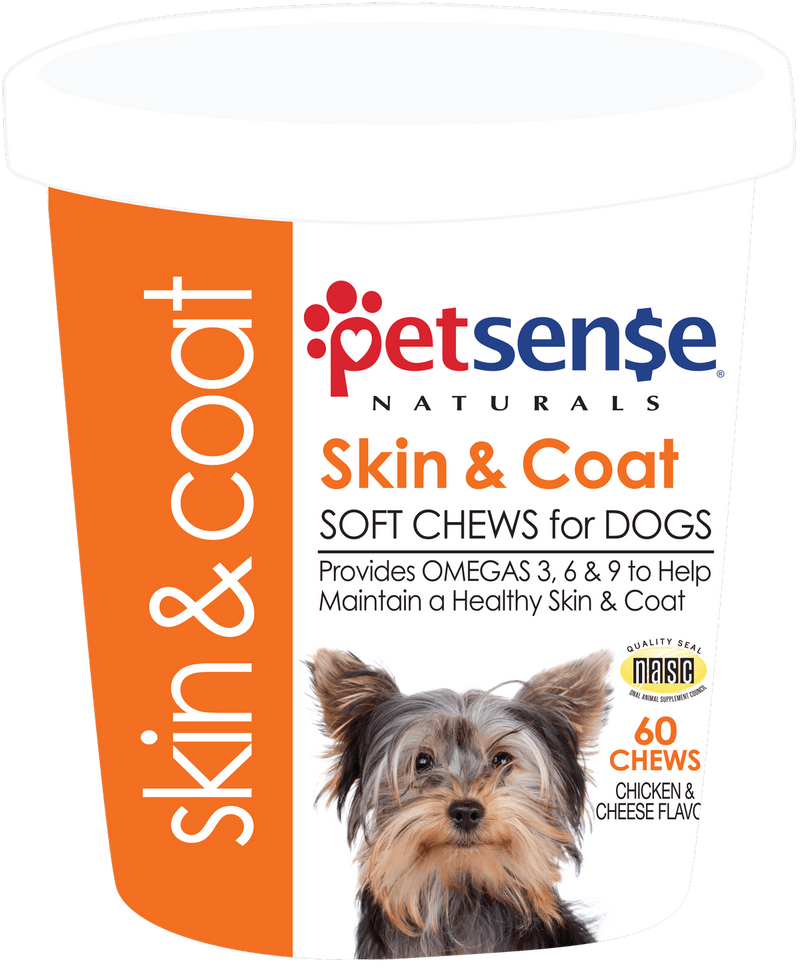 Petsense Skin & Coat Soft Chews - 60ct