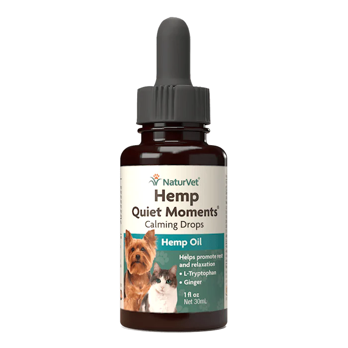 NaturVet Hemp Quiet Moments Calm Drops