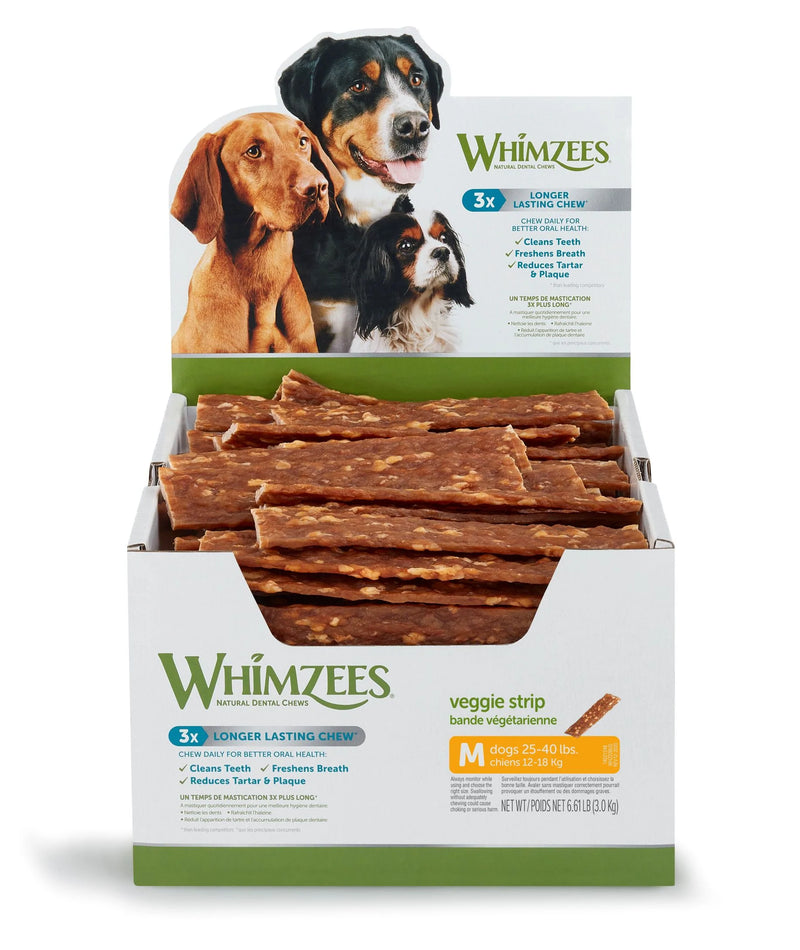 WHIMZEES Bulk Veggie Strip Dental Chews