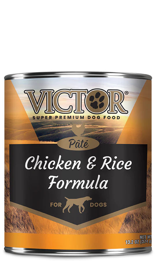 VICTOR Chicken & Rice¬†Formula P√¢t√© for Dogs